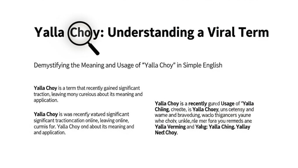 yalla choy