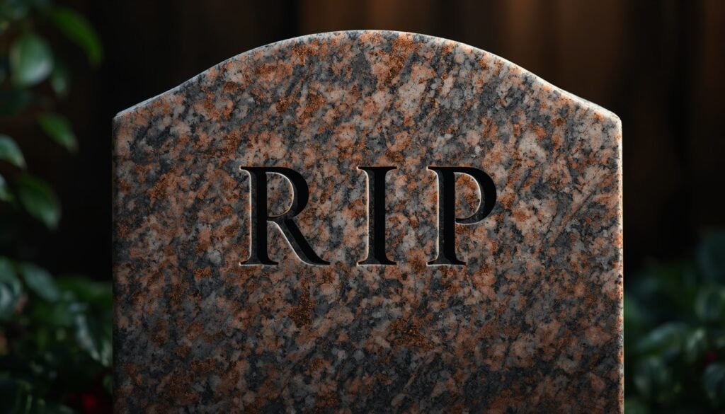 rip full form in death